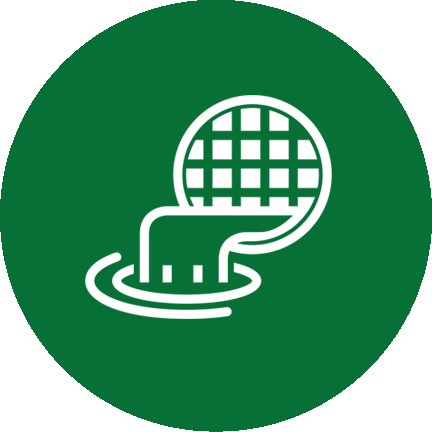 Outfall by Dan Hetteix from the Noun Project Drainage & Excavation Icon
