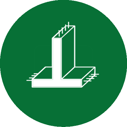 reinforced concrete by Dominic Plag from the Noun Project Foundation Repairs Icon