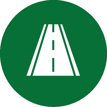 Road by Hea Poh Lin from the Noun Project Asphault Paving & Maintenance Icon
